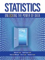 Statistics : unlocking the power of data /