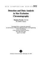 Detection and data analysis in size exclusion chromatography /