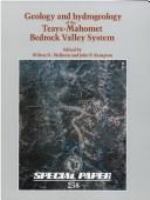 Geology and hydrogeology of the Teays-Mahomet bedrock valley systems /