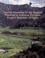 Triassic evolution of the Yangtze platform in Guizhou Province, People's Republic of China /