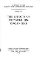 The Effects of pressure on organisms.