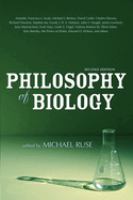 Philosophy of biology /