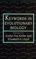 Keywords in evolutionary biology /