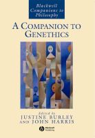 A companion to genethics /