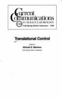 Translational control /