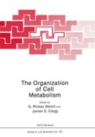 The organization of cell metabolism /