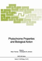 Phytochrome properties and biological action /