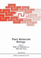 Plant molecular biology /