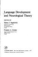 Language development and neurological theory /