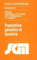 Population genetics of bacteria : fifty-second symposium of the Society for General Microbiology held at the University of Leicester, January 1995 /