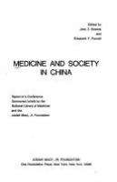Medicine and society in China /