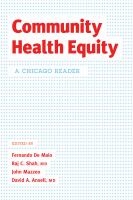 Community health equity : a Chicago reader /