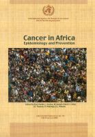Cancer in Africa : epidemiology and prevention /