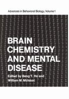 Brain chemistry and mental disease; proceedings. /