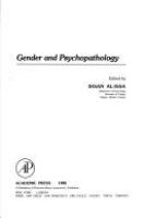 Gender and psychopathology /