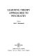 Learning theory approaches to psychiatry /