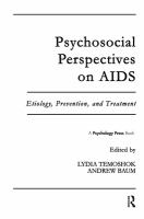 Psychosocial perspectives on AIDS : etiology, prevention, and treatment /