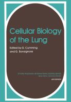 Cellular biology of the lung /