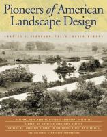 Pioneers of American landscape design /