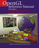 OpenGL reference manual : the official reference document to OpenGL, version 1.2 /