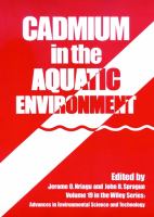 Cadmium in the aquatic environment /