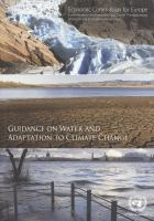 Guidance on water and adaptation to climate change.