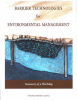 Barrier technologies for environmental management : summary of a workshop /