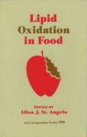 Lipid oxidation in food /