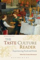 The taste culture reader : experiencing food and drink /