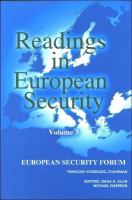 Readings in European security.