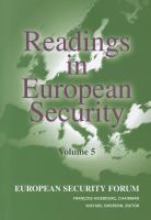 Readings in European security.