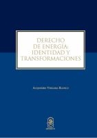 DERECHO DE ENERGIA, IDENTIDAD Y TRANSFORMACIONES.