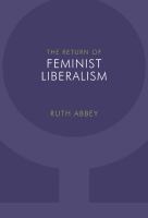 The Return of Feminist Liberalism.