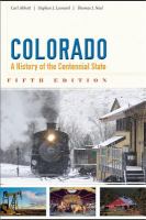 Colorado a history of the Centennial State /