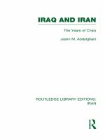 Iraq and Iran (RLE Iran A).