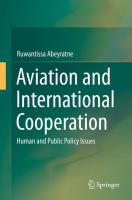 Aviation and International Cooperation Human and Public Policy Issues /