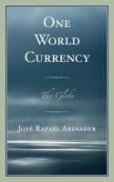 One world currency the globe /