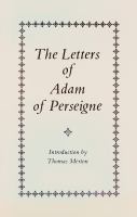 The letters of Adam of Perseigne /