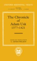 The chronicle of Adam Usk, 1377-1421 /