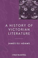 A History of Victorian Literature.