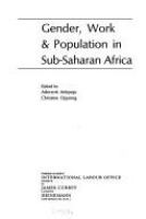 Gender, work & population in sub-Saharan Africa /