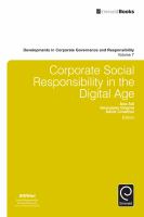 Corporate Social Responsibility in the Digital Age.