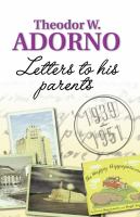 Letters to his parents, 1939-1951 /