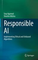 Responsible AI Implementing Ethical and Unbiased Algorithms /