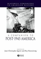A Companion to Post-1945 America.