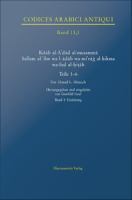 Kitab al-A'dad al-musamma Sullam al-'ilm wa l-adab wa-mi'rag al-hikma wa-fasl al-hitab. eine maurische Enzyklopädie des islamischen wissens aus dem 20. jahrhundert /