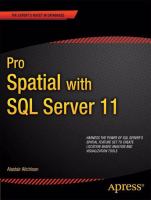 Pro Spatial With SQL Server 2012