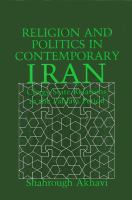 Religion and politics in contemporary Iran : clergy-state relations in the Pahlavī period /