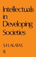 Intellectuals in developing societies /