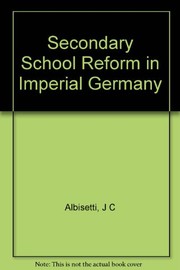 Secondary school reform in imperial Germany /